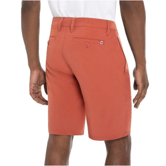 Hurley All Day Hybrid Quick Dry 4-Way Stretch Shorts Burnt Orange Size 30 NWT - Picture 2 of 9